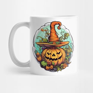 Retro Witchy Halloween #4 Mug